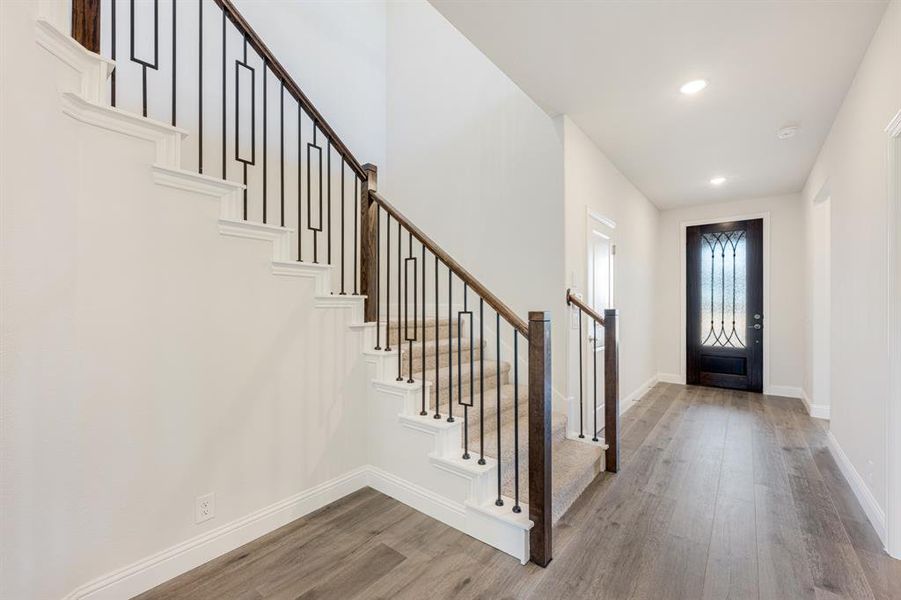 Spacious, unfurnished interior of a new home in Union Park Classic 55, Little Elm (Image 21). Spacious, unfurnished interior of a new home in Union Park Classic 55, Little Elm (Image 21).