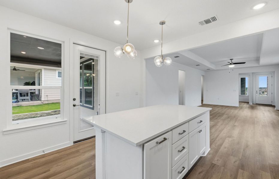Furnished interior view inside a new home in Sun City Texas, Georgetown (Image 10).