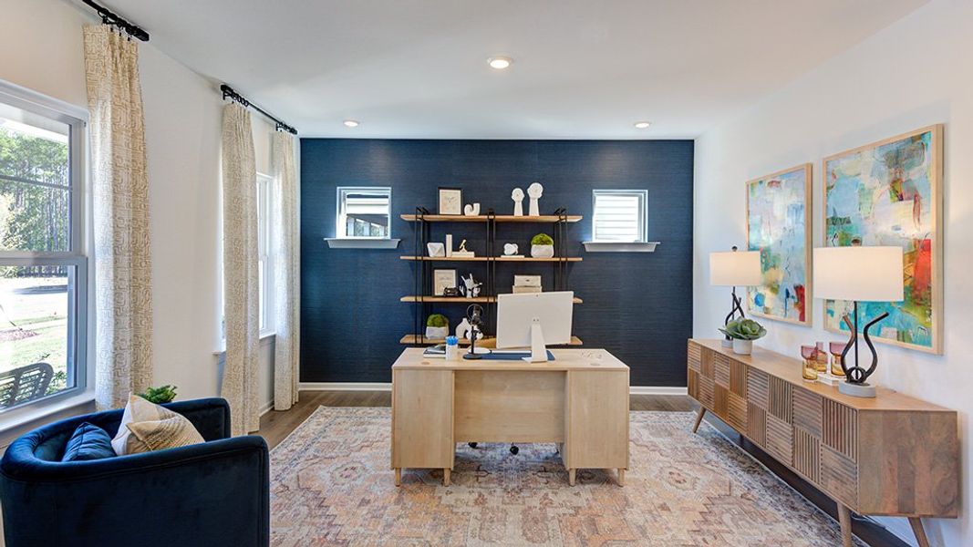 Representative furnished interior of a home built from the Andrews by Taylor Morrison in Hickory Grove, Sanford (Image 19). Representative furnished interior of a home built from the Andrews by Taylor Morrison in Hickory Grove, Sanford (Image 19).