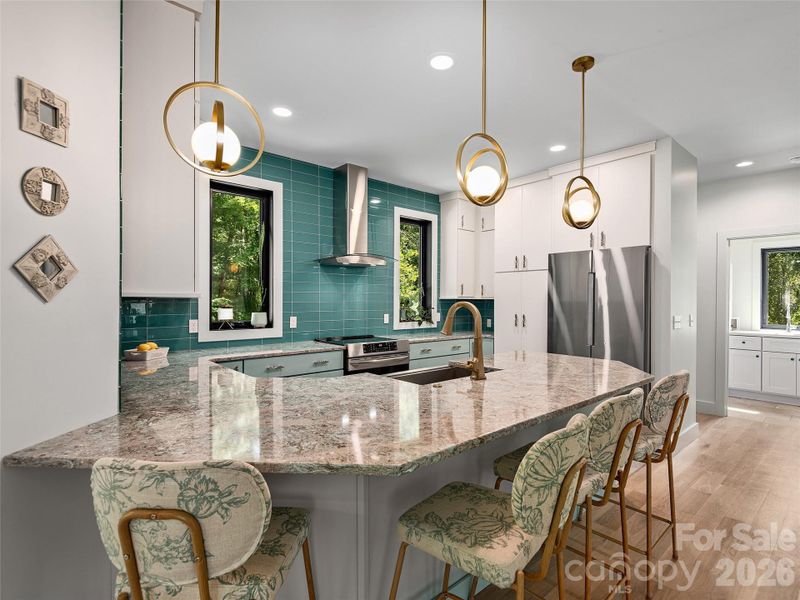 Furnished interior view inside a new home in , Mars Hill (Image 9).