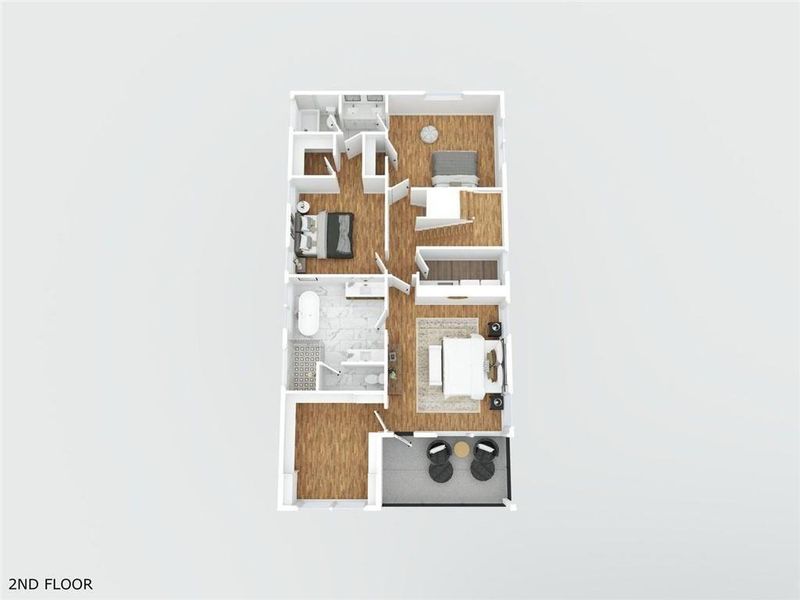 2D floor plan layout of this home in , Atlanta, GA (Image 5). 2D floor plan layout of this home in , Atlanta, GA (Image 5).