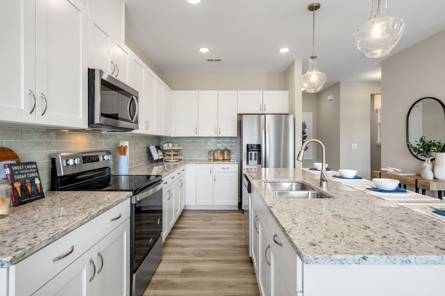 Representative furnished interior of a home built from the Clifton by Mattamy Homes in Magnolia Park Townes, Garner (Image 11).