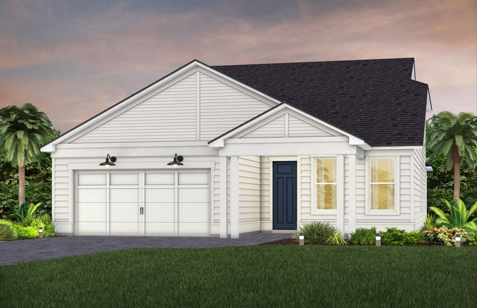 Representative exterior photo of a completed home built from the Mystique Grand by Del Webb in Del Webb Saint Johns, St. Johns, FL (Image 21).