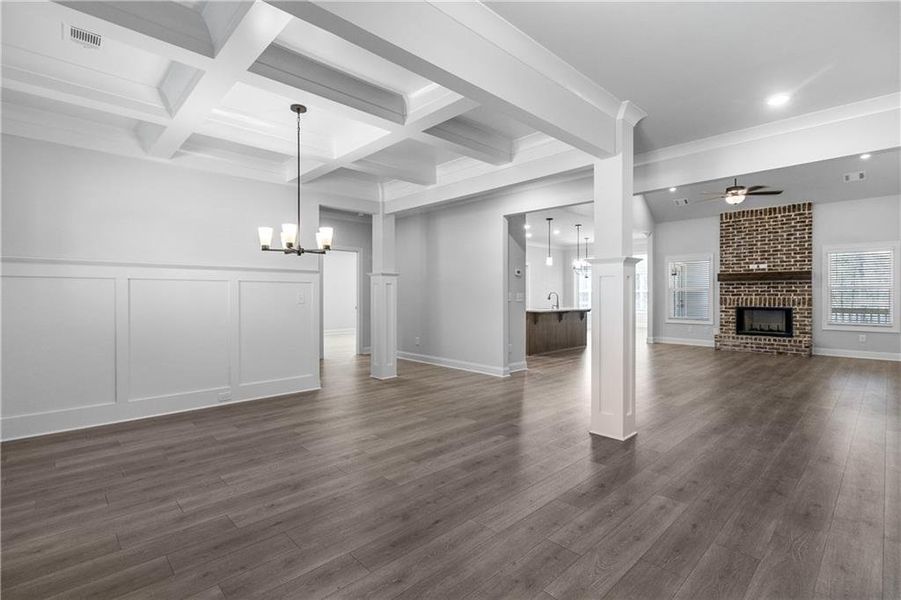 Spacious, unfurnished interior of a new home in Belle Woode Estates, Monroe (Image 19).