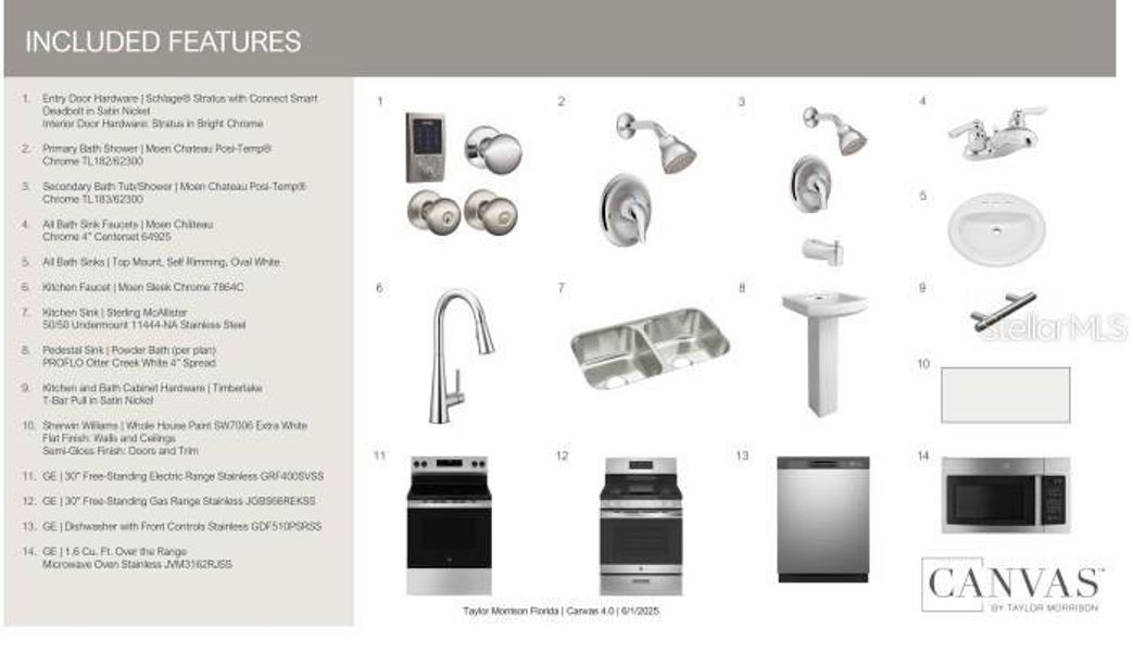 Sample of building materials used in homes in Skye Ranch Community Group Page, Sarasota (Image 21).