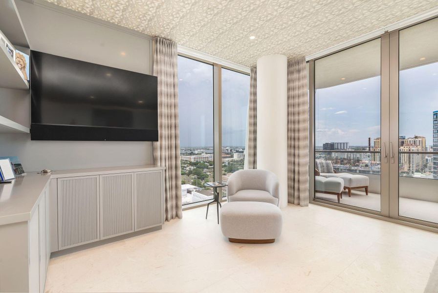 Furnished interior view inside a new home in , West Palm Beach (Image 42).