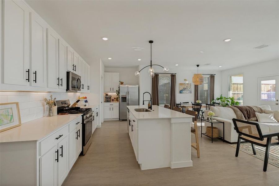 Furnished interior view inside a new home in Legacy Hills, Celina (Image 8).