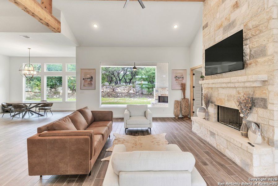 Furnished interior view inside a new home in , Bulverde (Image 3).