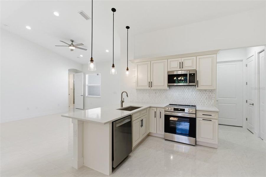 Furnished interior view inside a new home in , Port Charlotte (Image 10).