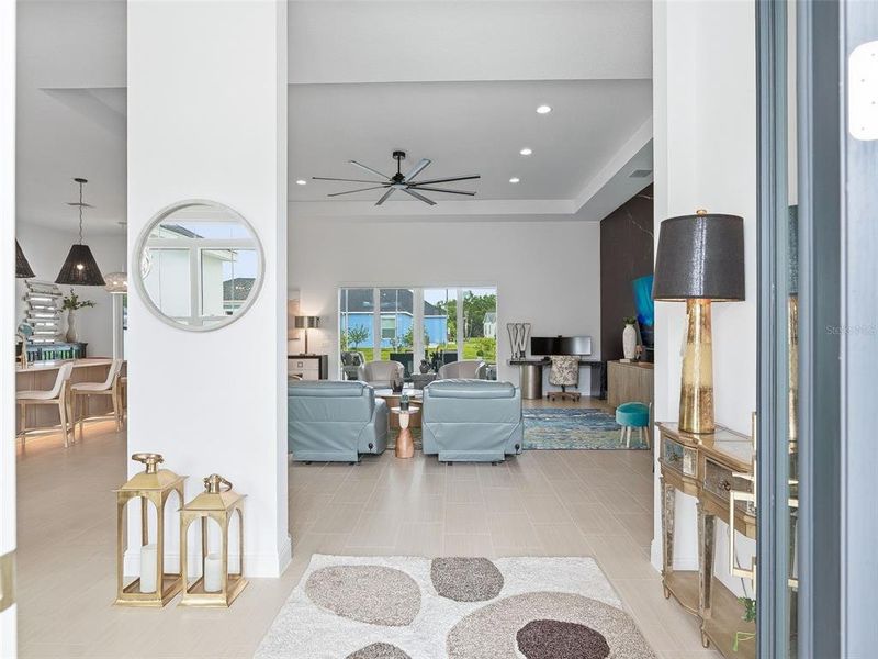 Furnished interior view inside a new home in , The Villages (Image 7). Furnished interior view inside a new home in , The Villages (Image 7).