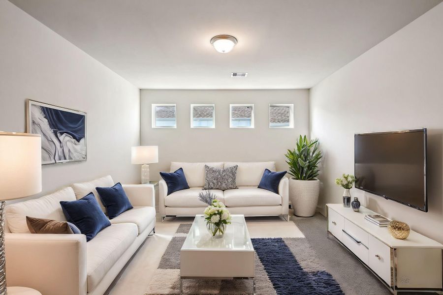 Photo is not of the actual home but is an inspirational photo of builder’s model home and may depict options, furnishings, and/or decorator features that are not included. Photo is not of the actual home but is an inspirational photo of builder’s model home and may depict options, furnishings, and/or decorator features that are not included.