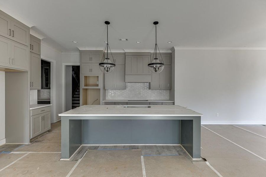 In-progress construction of a new home in , Cumming, GA (Image 31).