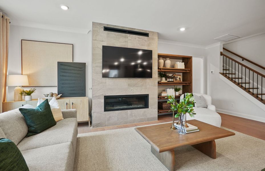 Furnished interior view inside a new home in Elmbrook, Indian Trail (Image 36).