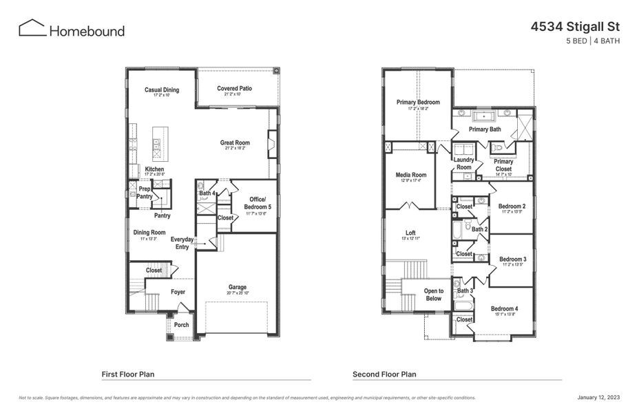 2D floor plan layout of this home in , Dallas, TX (Image 5).