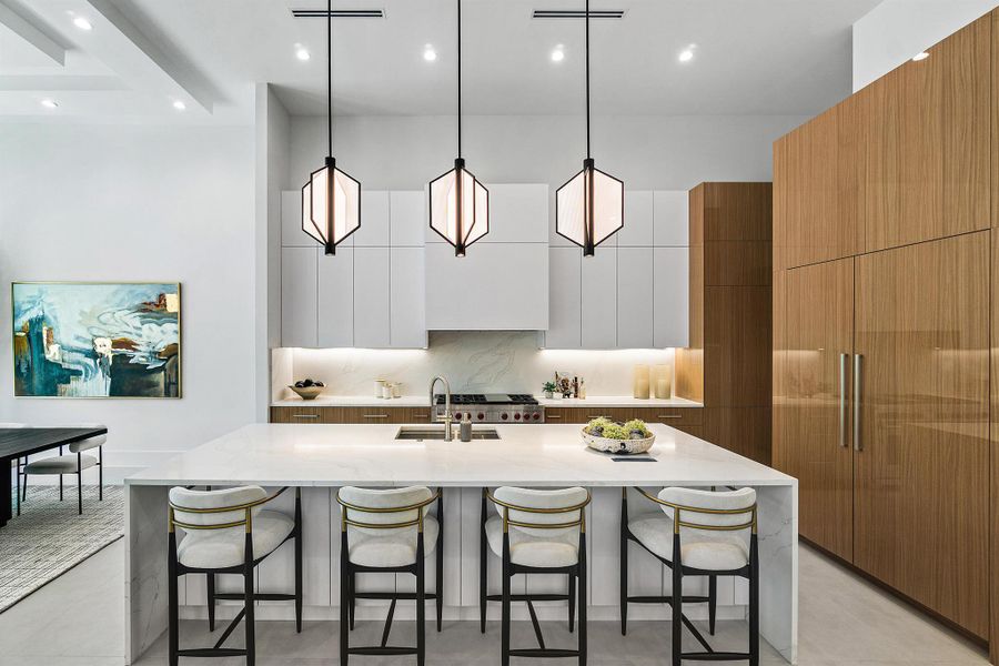 Furnished interior view inside a new home in , Delray Beach (Image 8).