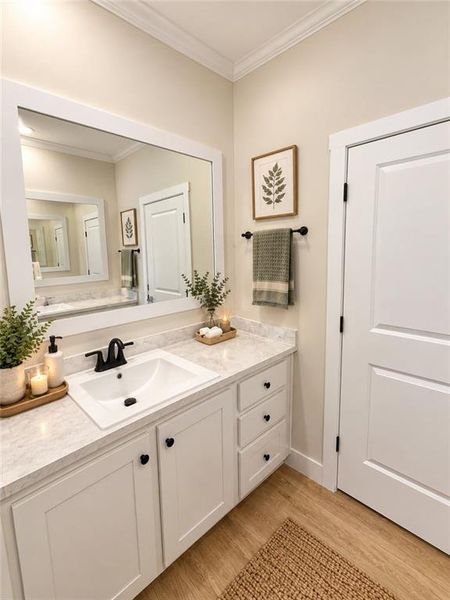 Furnished interior view inside a new home in , Gainesville (Image 8).