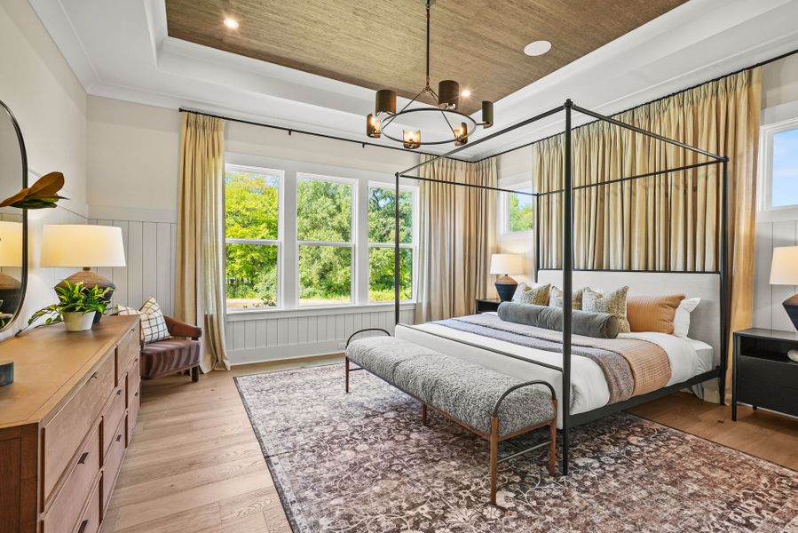 Representative furnished interior of a home built from the Hampton by John Wieland in McCoy Farm, Wesley Chapel (Image 39).