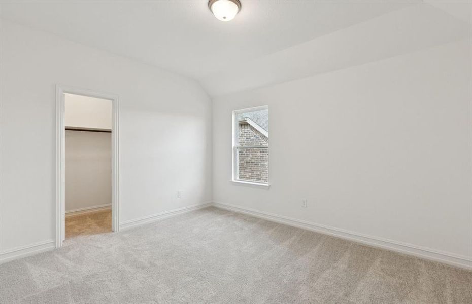 Secondary bedroom designed for comfort and convenience  *Real home pictured
