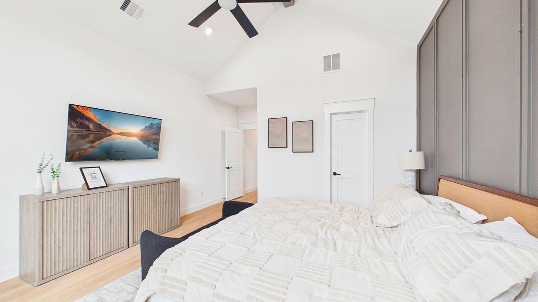 Furnished interior view inside a new home in , Houston (Image 13).