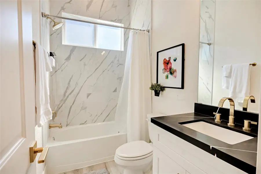 Furnished interior view inside a new home in , Houston (Image 29).