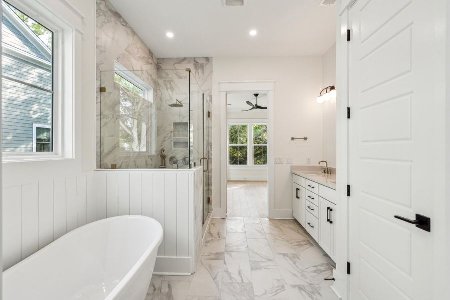 Furnished interior view inside a new home in , Mount Pleasant (Image 16).