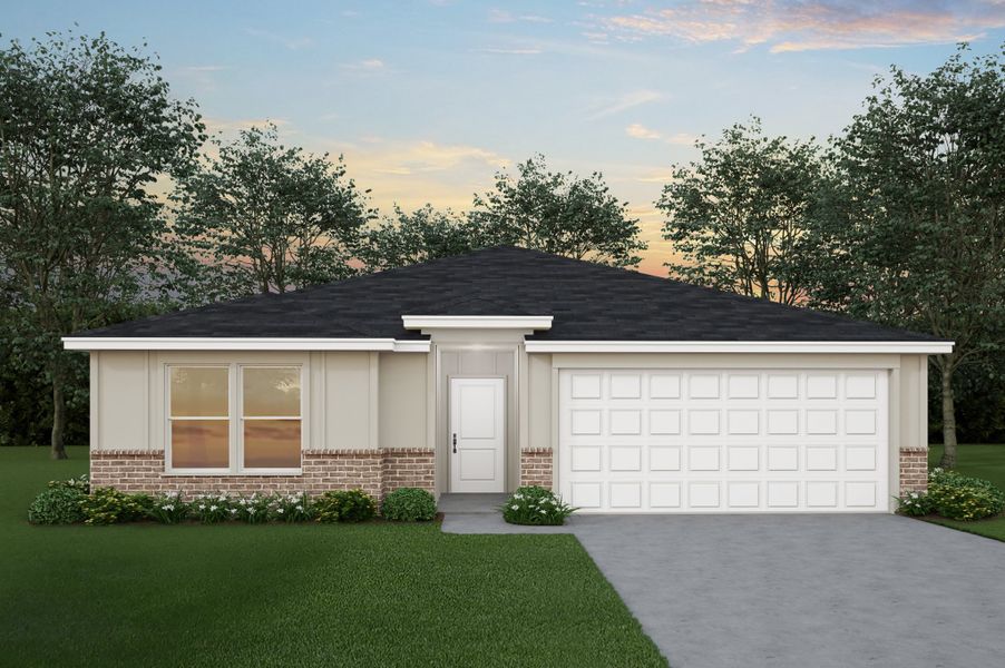 Representative exterior photo of a completed home built from the Blanco by Flintrock Builder in Freedom Ranch Single Family, Copperas Cove, TX (Image 5).