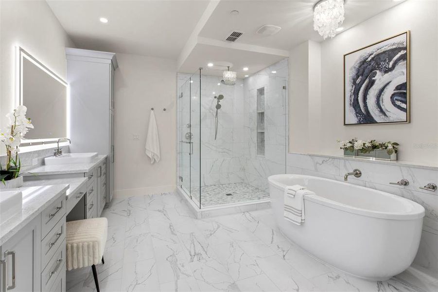 Furnished interior view inside a new home in , Tierra Verde (Image 35). Furnished interior view inside a new home in , Tierra Verde (Image 35).