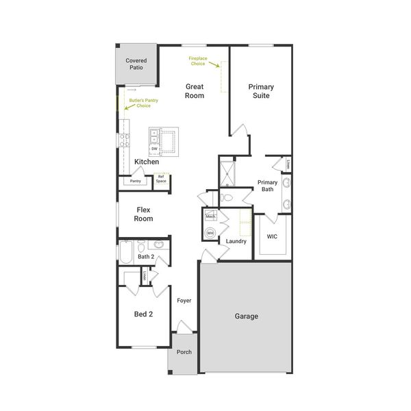 2D floor plan layout of this home in The Reserve at Green Valley Ranch Aurora, Aurora, CO (Image 4). 2D floor plan layout of this home in The Reserve at Green Valley Ranch Aurora, Aurora, CO (Image 4).