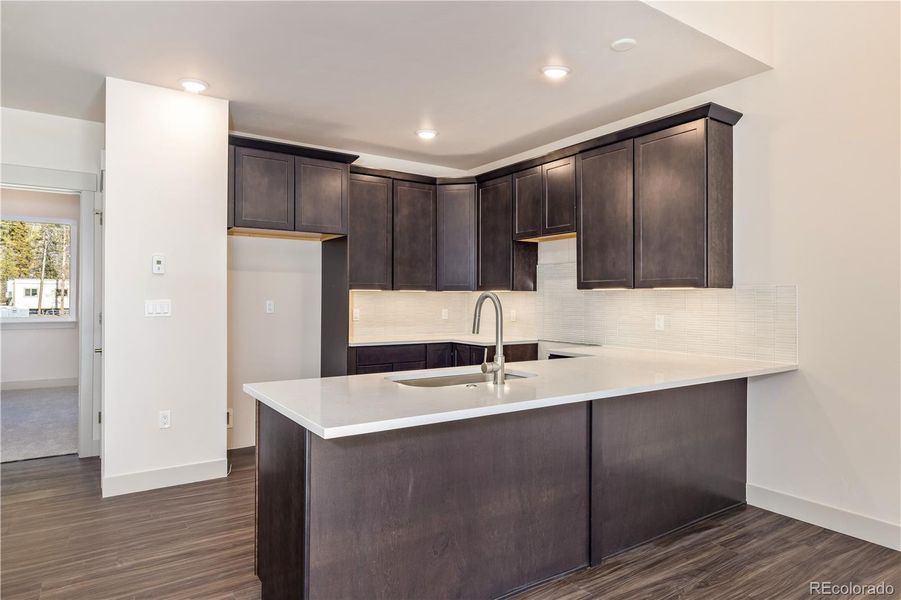 Kitchen. Please note this unit is under construction.