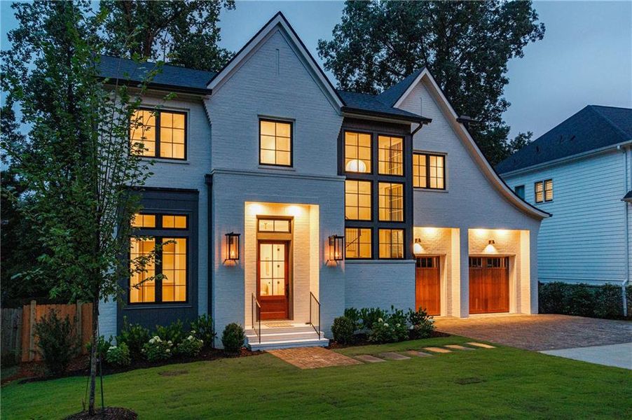 Front exterior of a new home in , Atlanta, GA, highlighting curb appeal (Image 39). Front exterior of a new home in , Atlanta, GA, highlighting curb appeal (Image 39).
