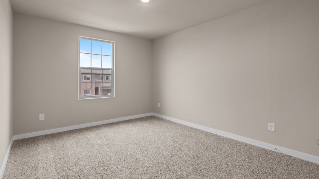 Representative unfurnished interior of a home built from the Shelby by D.R. Horton in Legacy South, Midland (Image 27).