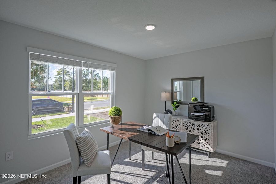 Furnished interior view inside a new home in , Fort Myers (Image 10). Furnished interior view inside a new home in , Fort Myers (Image 10).