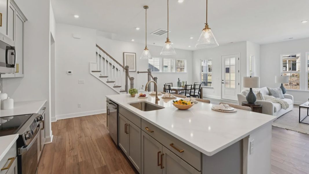 The Brentwood Plan by DRB Homes in The River District, Charlotte NC. - Kitchen The Brentwood Plan by DRB Homes in The River District, Charlotte NC. - Kitchen