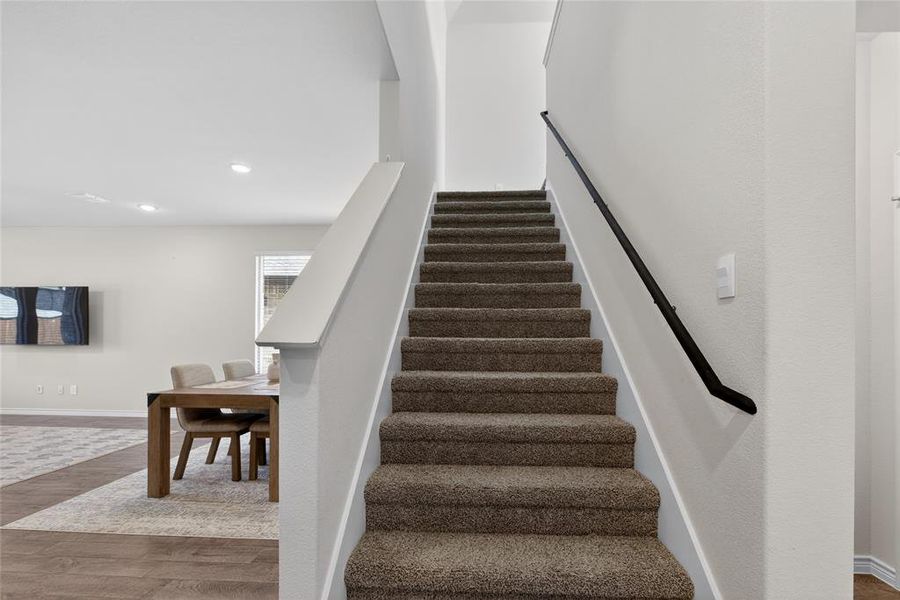 Furnished interior view inside a new home in , Fort Worth (Image 7).