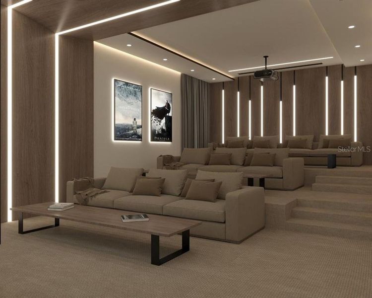 Furnished interior view inside a new home in , Sarasota (Image 8).