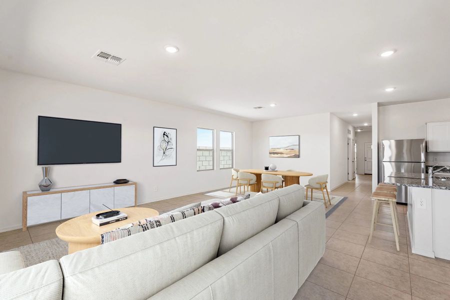 Representative furnished interior of a home built from the Prism by Starlight Homes in The Trails, Phoenix (Image 6). Representative furnished interior of a home built from the Prism by Starlight Homes in The Trails, Phoenix (Image 6).