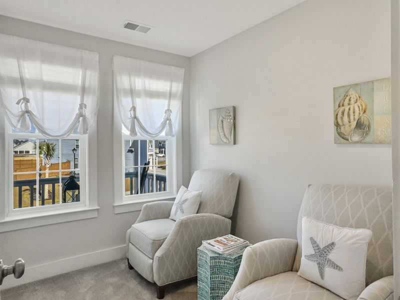 Furnished interior view inside a new home in Hewing Farms, Summerville (Image 16). Furnished interior view inside a new home in Hewing Farms, Summerville (Image 16).
