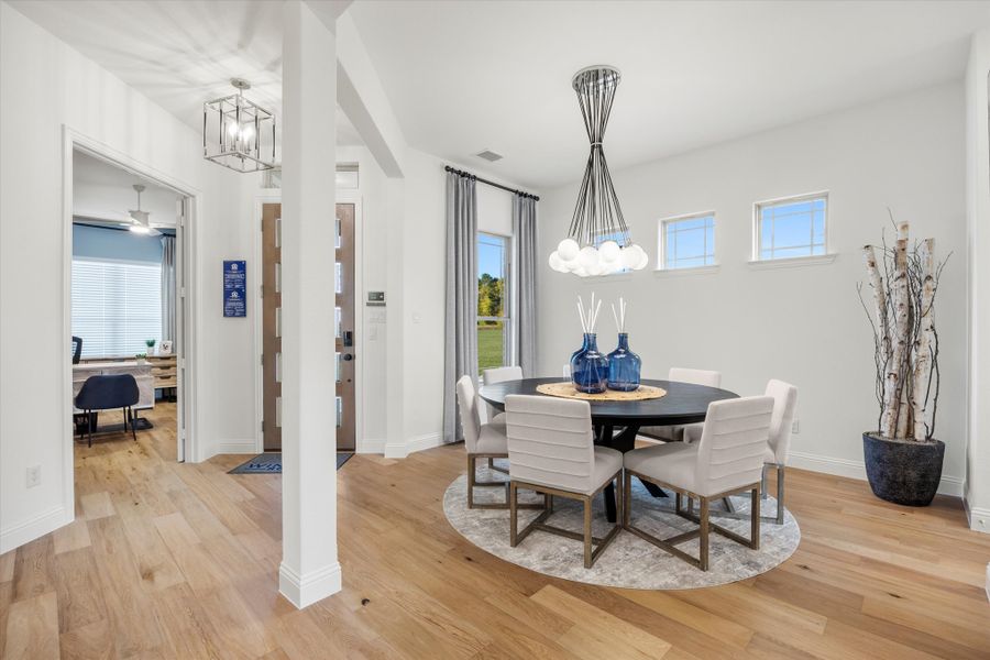 Furnished interior view inside a new home in Lake Shore Village, Rowlett (Image 6).
