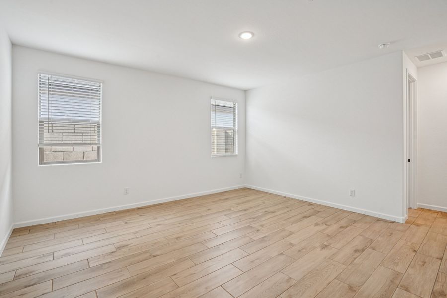 Guest retreat. Finishes may vary by community.