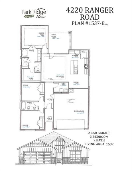 2D floor plan layout of this home in , Abilene, TX (Image 4).