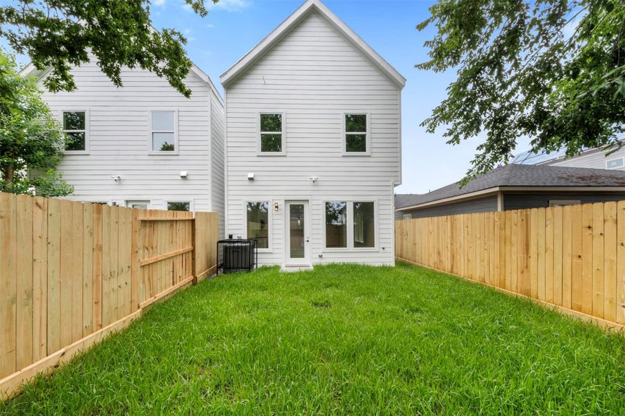 Exterior details and patio area of a home in , Houston (Image 18). Exterior details and patio area of a home in , Houston (Image 18).