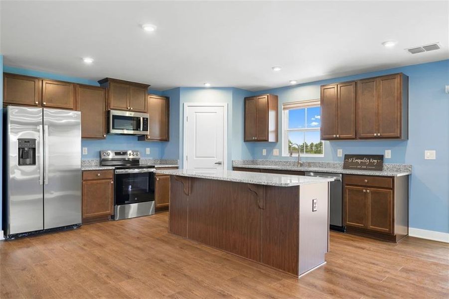 Furnished interior view inside a new home in , Dallas (Image 6).