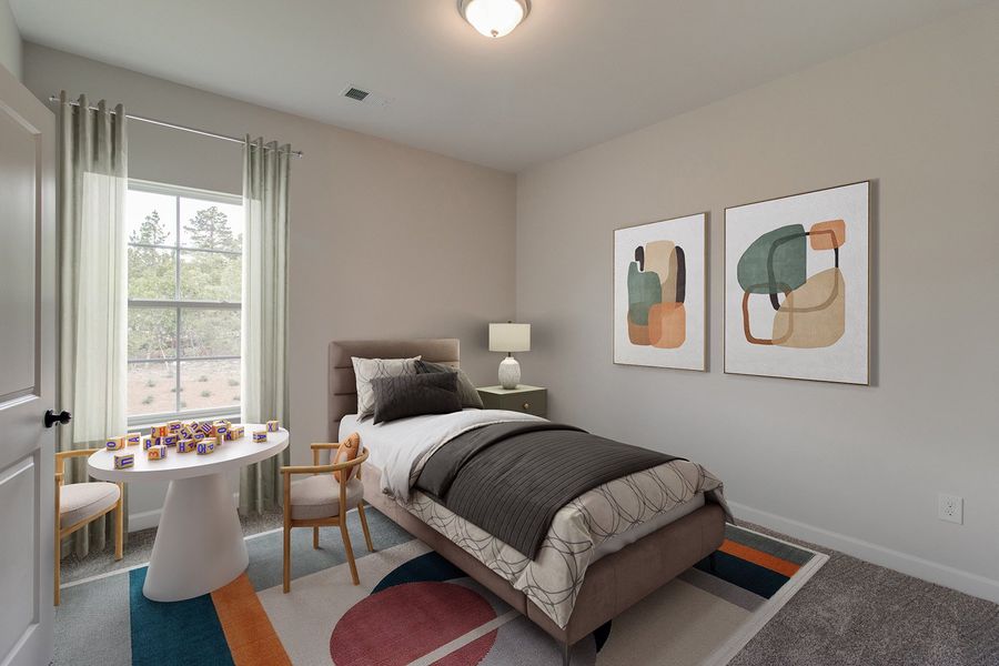 Representative furnished interior of a home built from the Nantahala II - Vanguard Collection by Mungo Homes in Scotts Hill Village, Wilmington (Image 9).