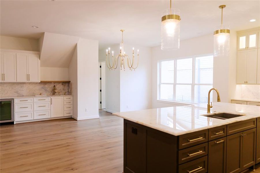 Furnished interior view inside a new home in , Dallas (Image 6).