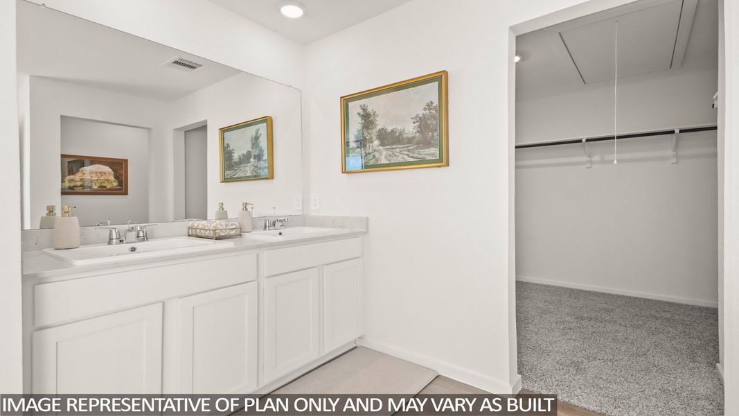 Furnished interior view inside a new home in New Waverly Station, New Waverly (Image 13).