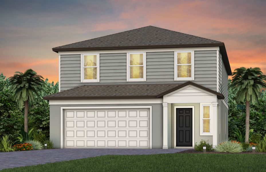Representative exterior photo of a completed home built from the Williston by Pulte Homes in Spencer Glen, Riverview, FL (Image 20).