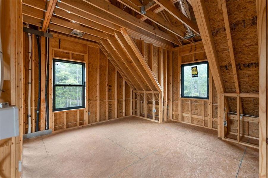 In-progress construction of a new home in , Kingston, GA (Image 50).