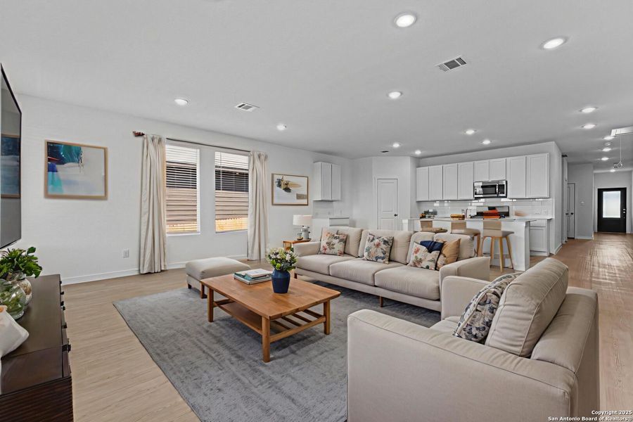 Furnished interior view inside a new home in Hidden Trails: Coastline Collection, Bulverde (Image 5). Furnished interior view inside a new home in Hidden Trails: Coastline Collection, Bulverde (Image 5).