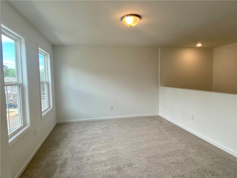 Spacious, unfurnished interior of a new home in Eastlyn Crossing, Flowery Branch (Image 22). Spacious, unfurnished interior of a new home in Eastlyn Crossing, Flowery Branch (Image 22).