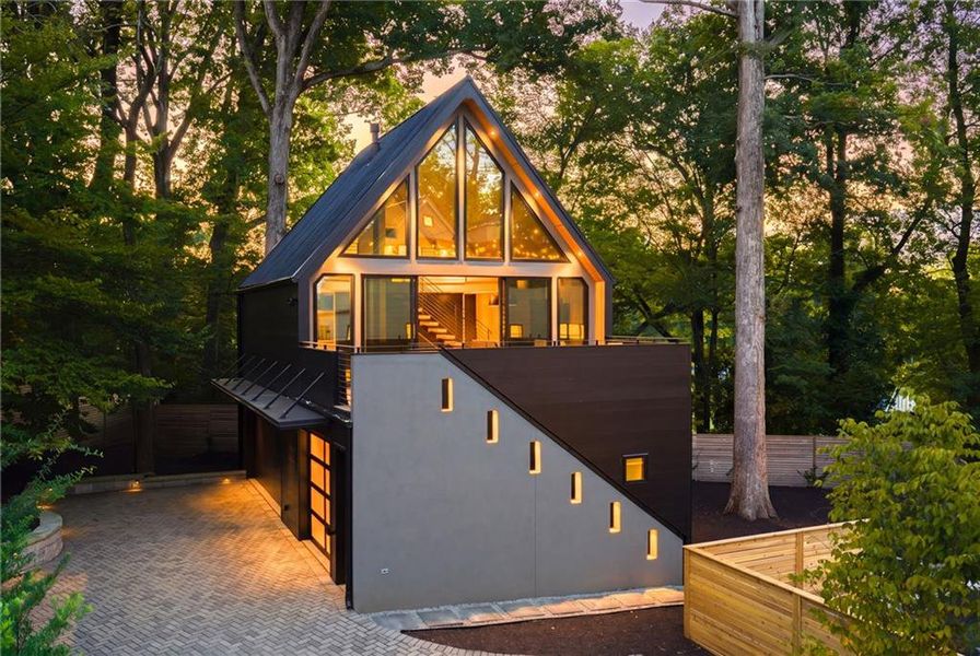 Front exterior of a new home in , Atlanta, GA, highlighting curb appeal (Image 28).